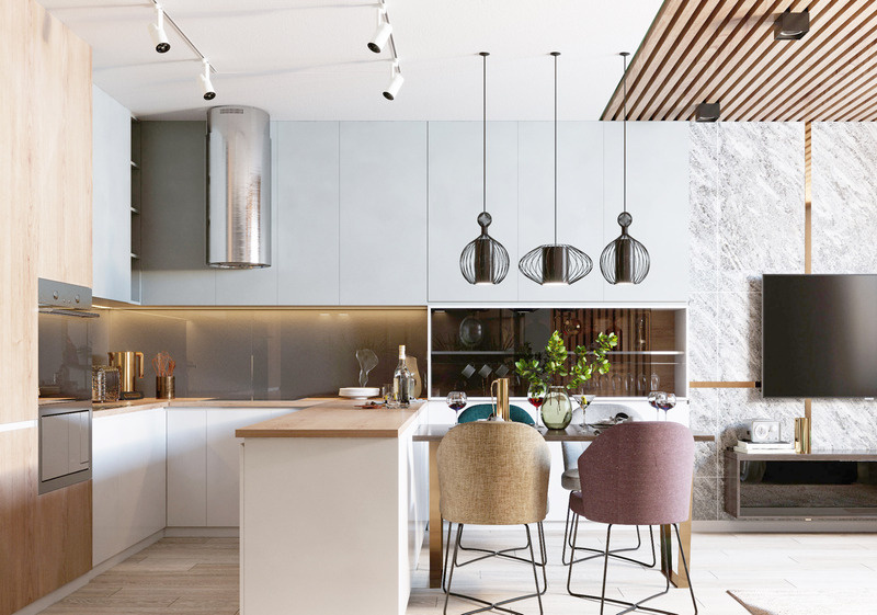 A bright kitchen and dining area, ready to become home